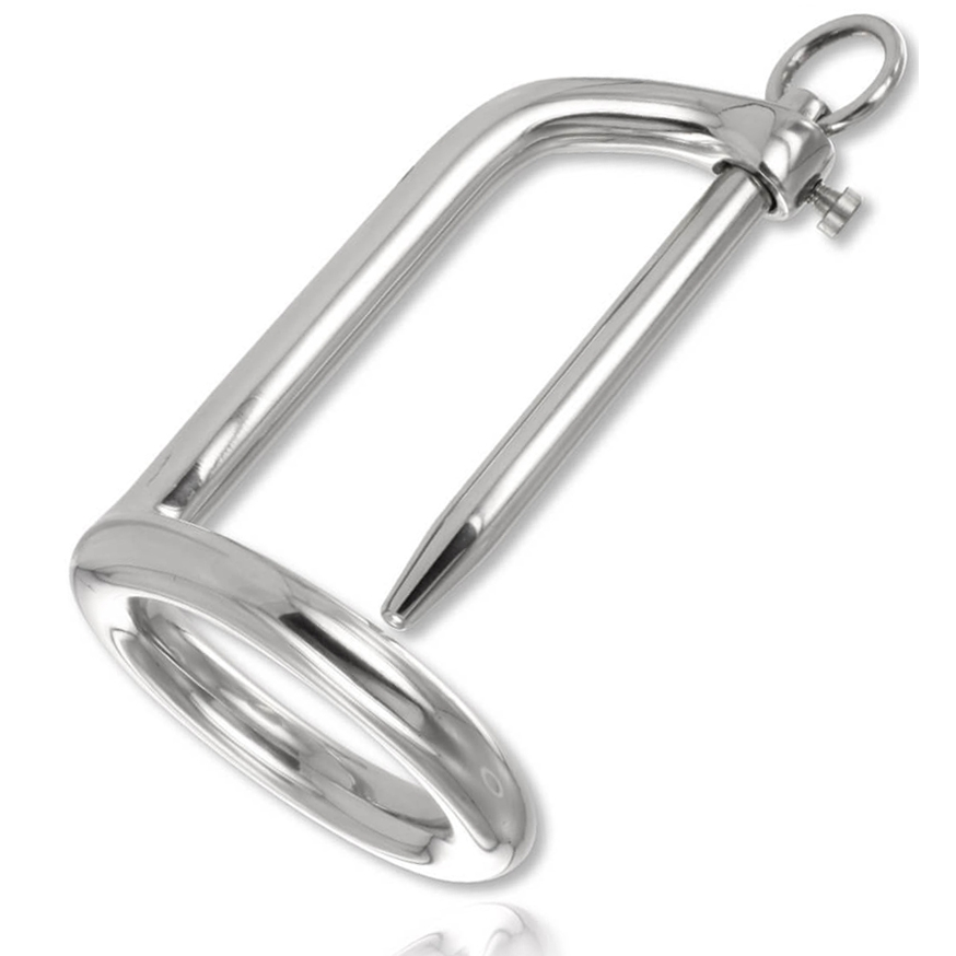 METAL HARD anneau de gland avec plug urétral