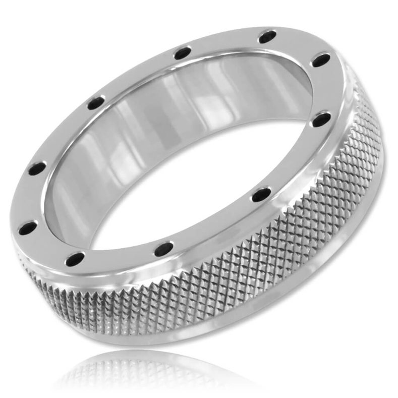 METAL HARD anneau pénien en acier sans vibration, 55 mm