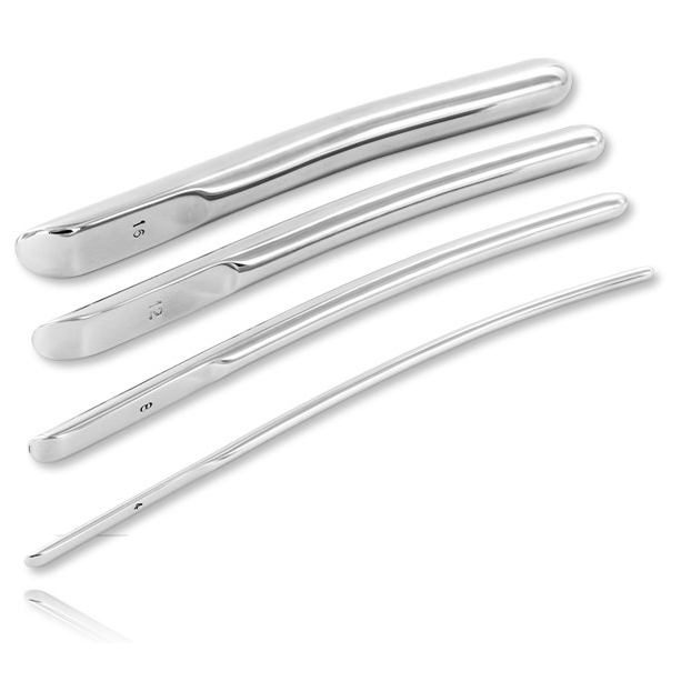 Dilatateur urétral METAL HARD en acier inoxydable, 4 mm