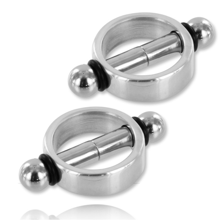 Pinces à tétons magnétiques METAL HARD, lot de 2