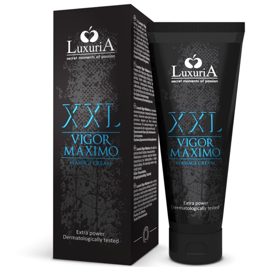 Crème de massage Intimateline Luxuria Vigor Maximo, 75 ml