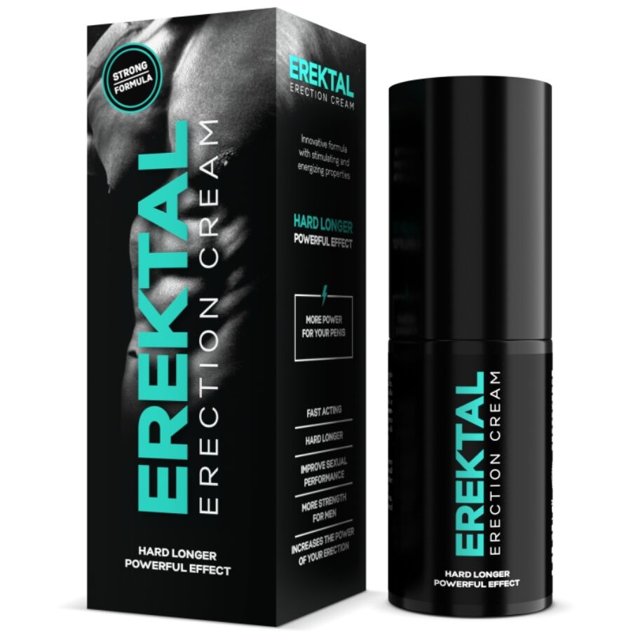 Crème Intimateline Erektal pour le massage intime masculin, 30 ml