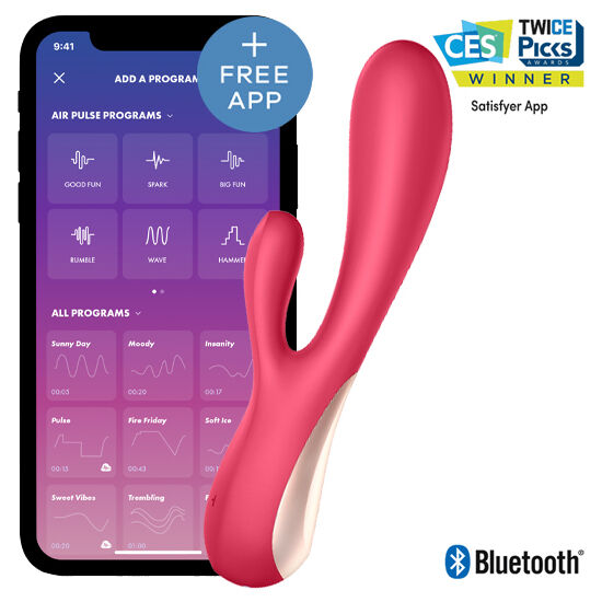 Vibromasseur connecté Satisfyer avec fonction chauffante