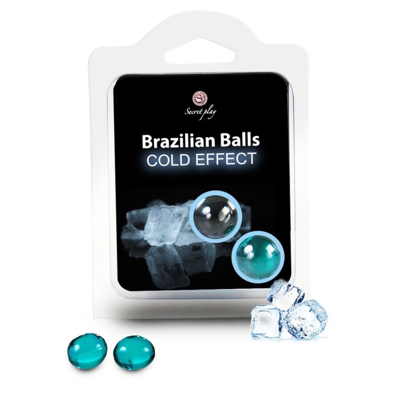 Secretplay Brazilian Balls Cold Effect, perles fondantes effet frais