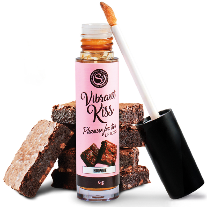 Secretplay Vibrant Kiss Brownie, gloss à lèvres