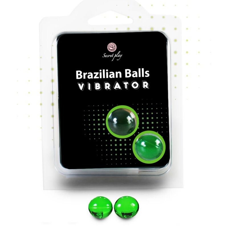 SECRETPLAY Shock, boules brésiliennes à effet vibrant, 2 pièces