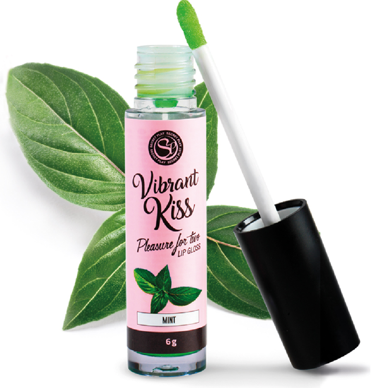 SECRETPLAY Vibrant Kiss gloss à lèvres goût menthe
