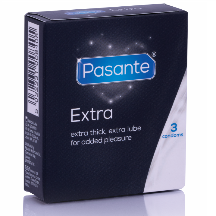 Préservatifs Pasante Extra Thick, 3 pièces