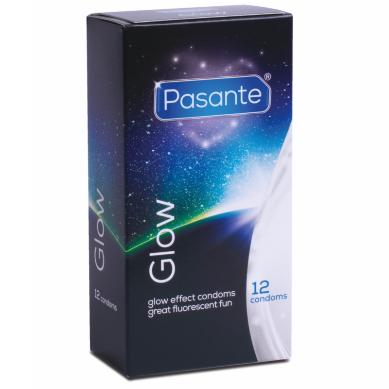 Préservatifs phosphorescents PASANTE Glow, 12 pièces