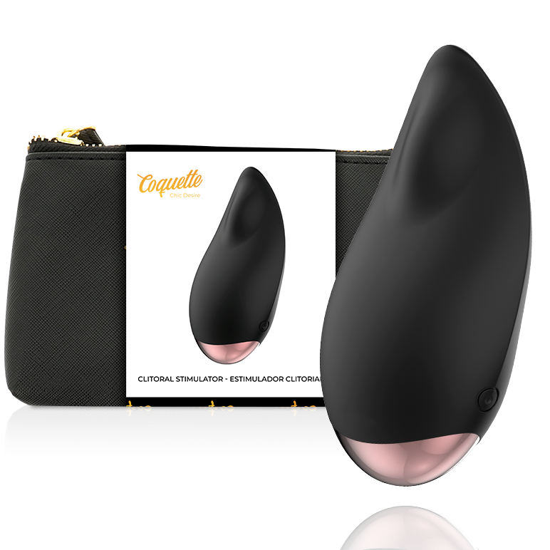 Coquette Chic Desire Drop mini vibromasseur, noir et or