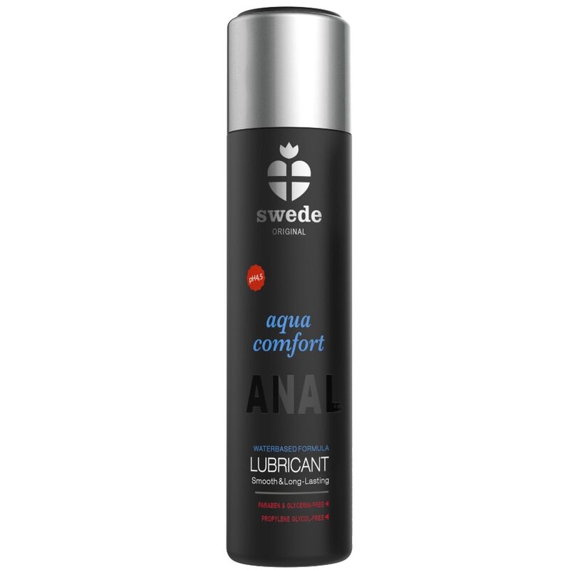 Gel lubrifiant anal à base d’eau SWEDE Aqua Comfort, 120 ml