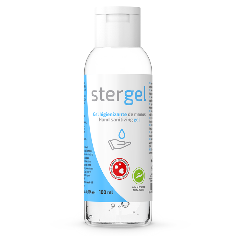 STERGEL Gel désinfectant pour les mains à l’aloe vera, 100 ml