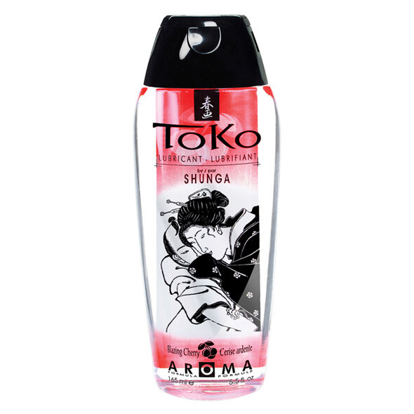 Shunga Toko Burning Cherry lubrifiant goût cerise, 165 ml