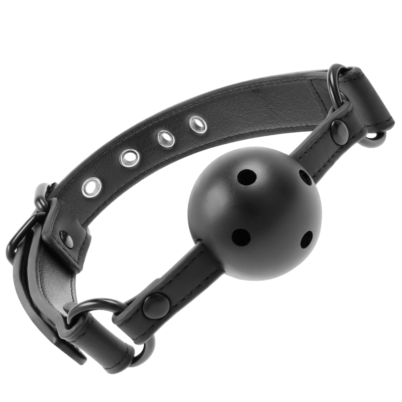 FETISH SUBMISSIVE Bâillon avec trous de respiration