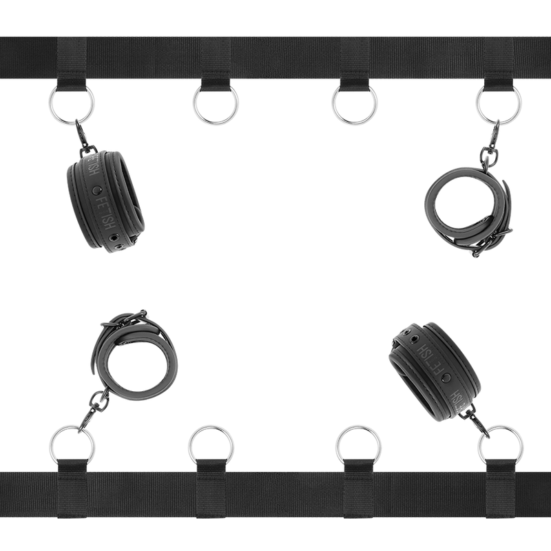 Ensemble de liens FETISH SUBMISSIVE avec fixation au lit