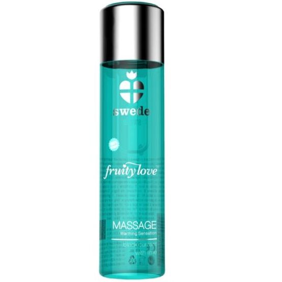 Huile de massage SWEDE Fruity Love au cassis et citron vert, 60 ml
