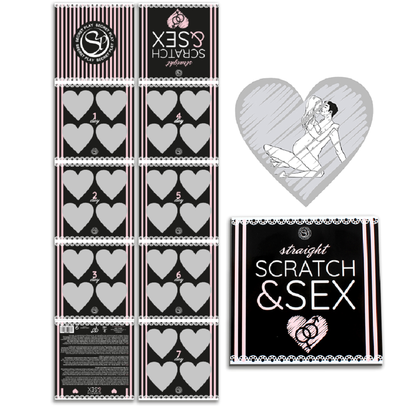 Secretplay Scratch & Sex, jeu érotique pour couples hétérosexuels