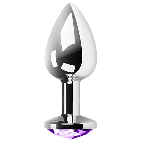 Plug anal SECRETPLAY en aluminium violet, taille S