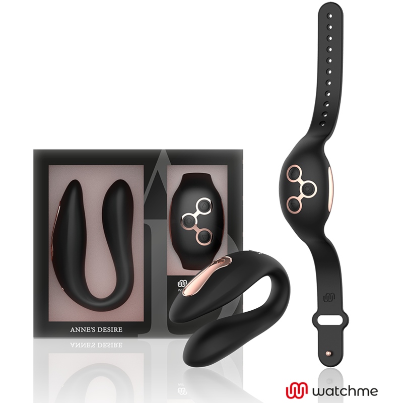 Vibromasseur Dual Pleasure ANNE'S DESIRE avec montre télécommande WATCHME