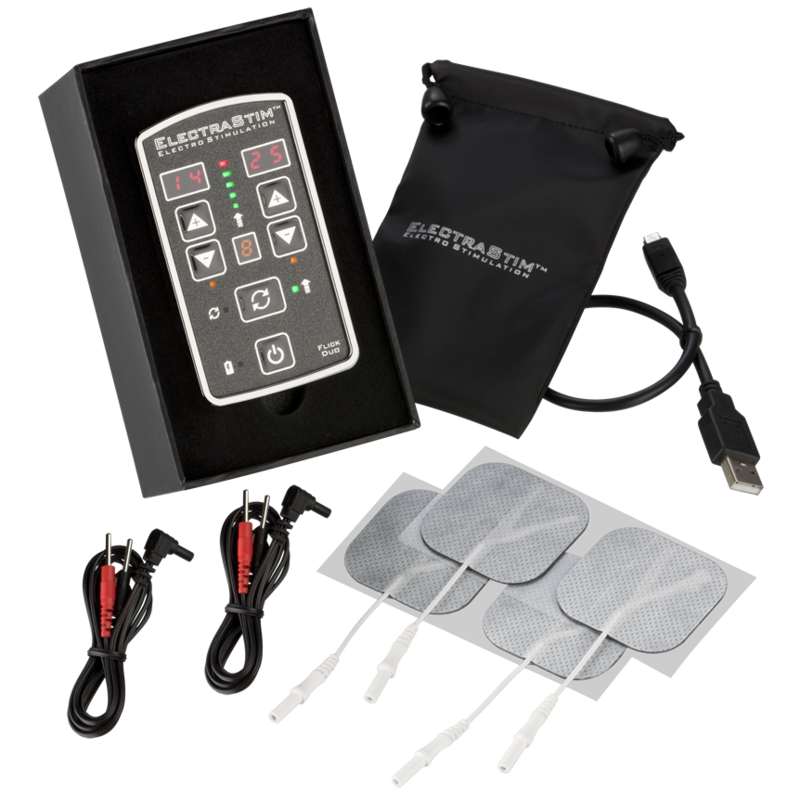 Set de stimulation électrosexuelle ElectraStim Flick Duo