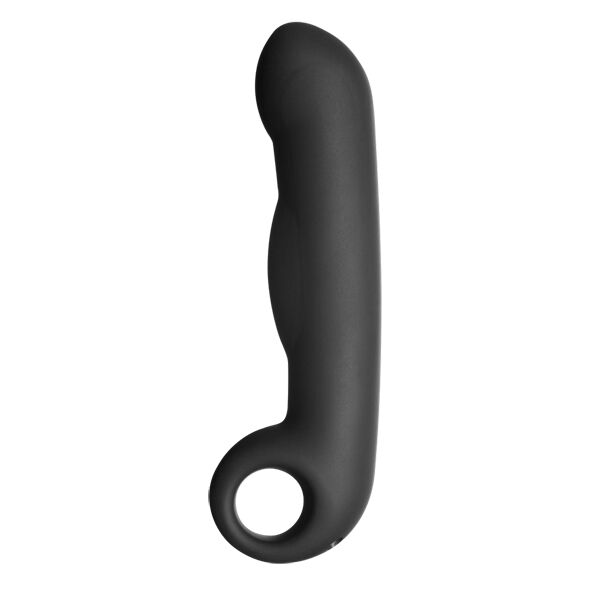 Gode d’électrostimulation ElectraStim Ovid en silicone, noir