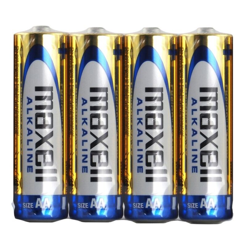 Piles AA LR6 alcalines haute performance, longue durée de stockage, lot de 4 MAXELL