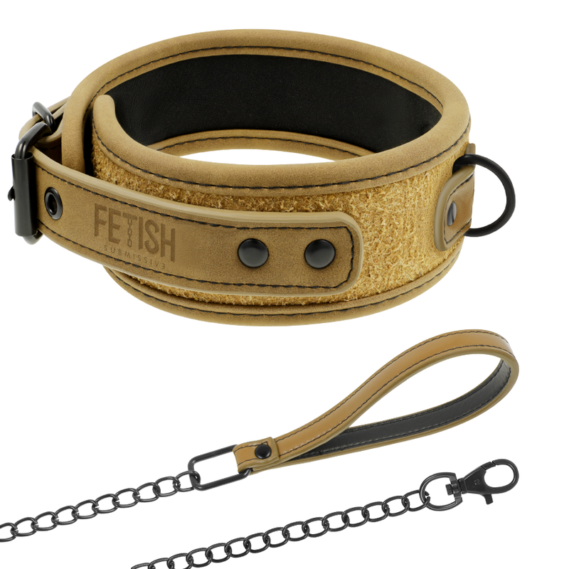 Collier BDSM Fetish Submissive Origin avec chaîne