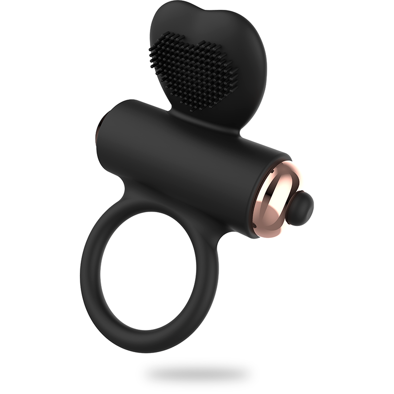 Womanvibe Zeus, anneau pénien vibrant avec stimulateur en forme de cœur