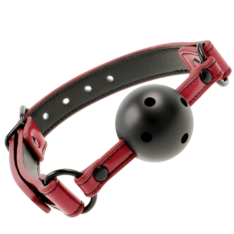FETISH SUBMISSIVE DARK ROOM Bâillon boule respirant