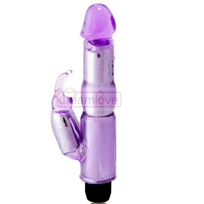 BAILE Rabbit Fantasy, vibromasseur rabbit à deux moteurs, violet