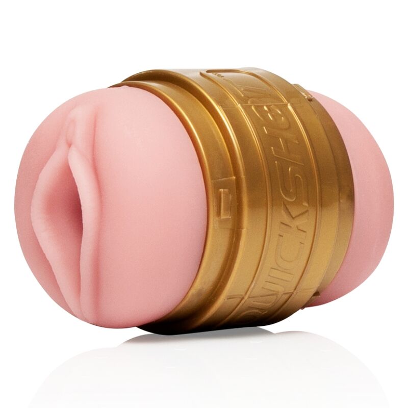 Masturbateur d’entraînement Quickshot Stamina pour travailler ton endurance intensément en Superskin FLESHLIGHT